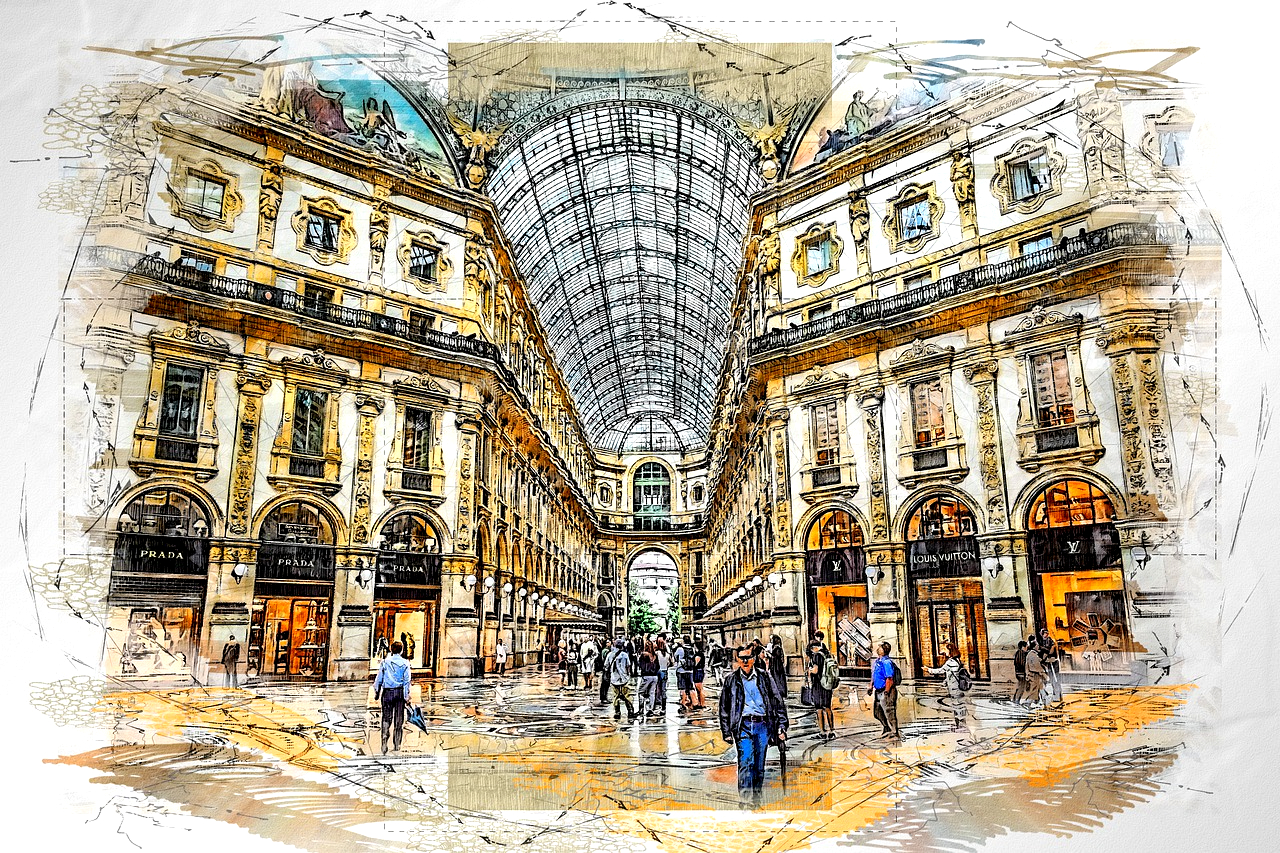 Galleria Vittorio Emanuele II | timelesstravelsteps.com