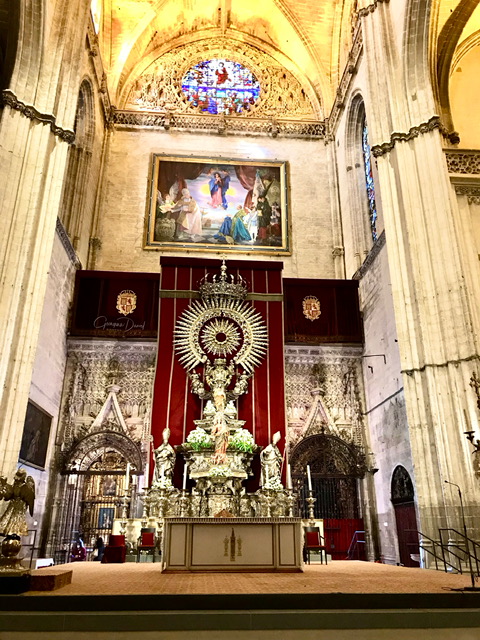 Silver Altar at the majestic Seville Cathedral
