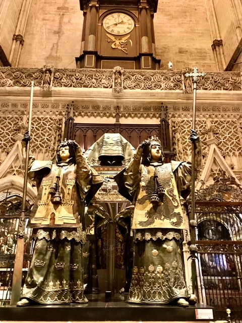 Tomb of Christopher Columbus in Seville Cathedral, Seville 