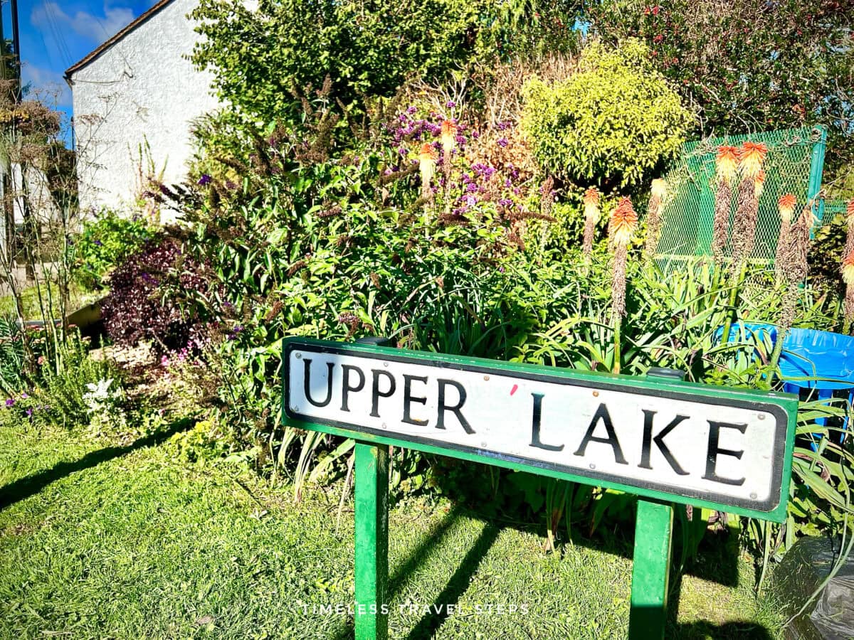 Upper Lake signage in Battle