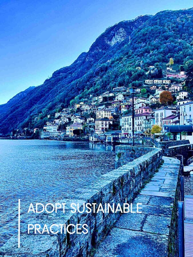 adopt sustainable practices timeless travel steps. image of Argegno, an off-beat charm in lake como.