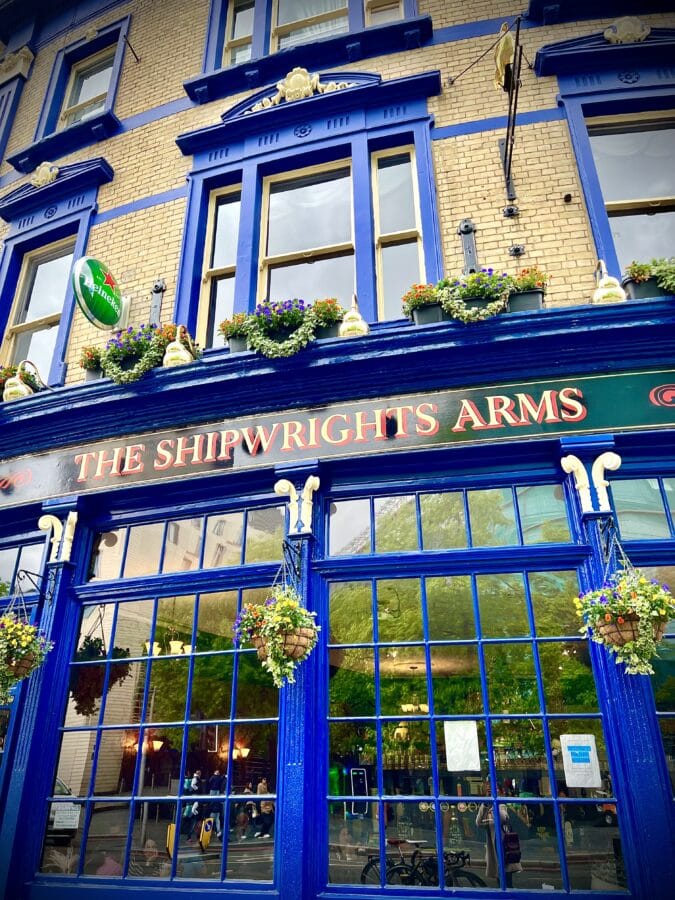 the striking front of Shipwrights Arms